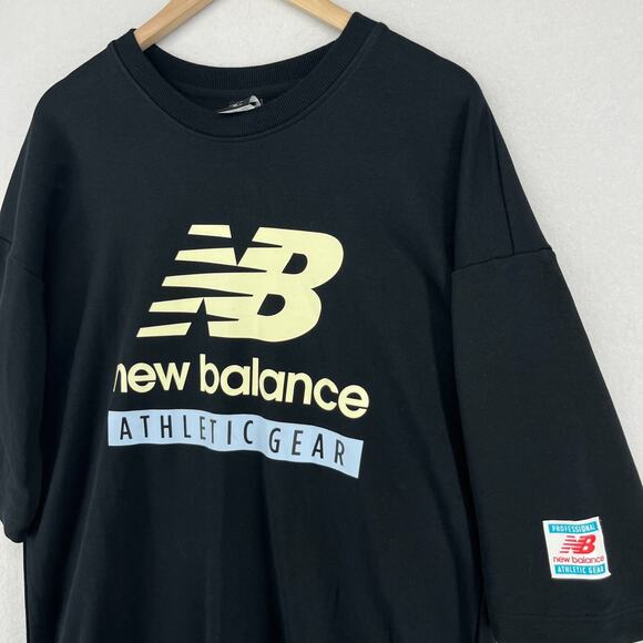 NEW BALANCE Dress M Athletic Gear Relaxed Essential Fleece Shirtdress Black NEW - Picture 8 of 16